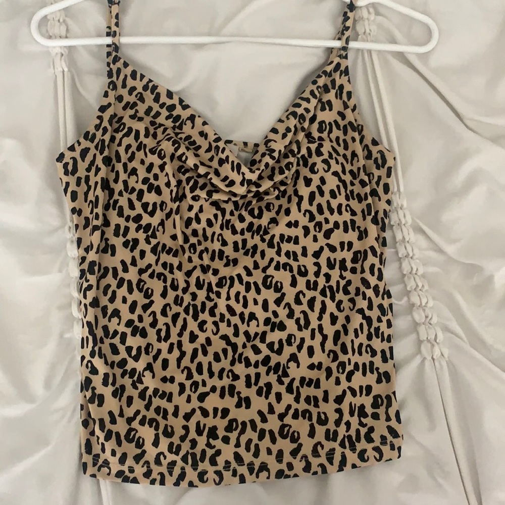 Cheetah tank top
